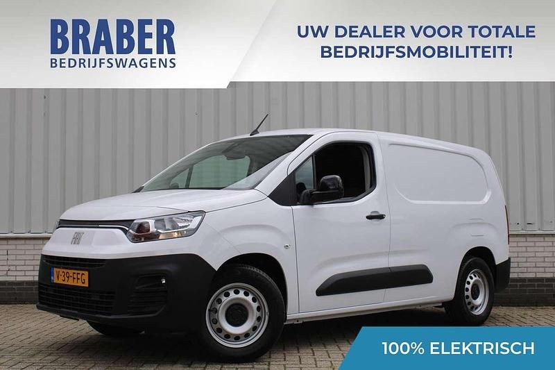 Wit Nieuw 2024 Fiat e-Doblò L2 50 kWh MPV | € 33.900 - Afbeelding 1/4