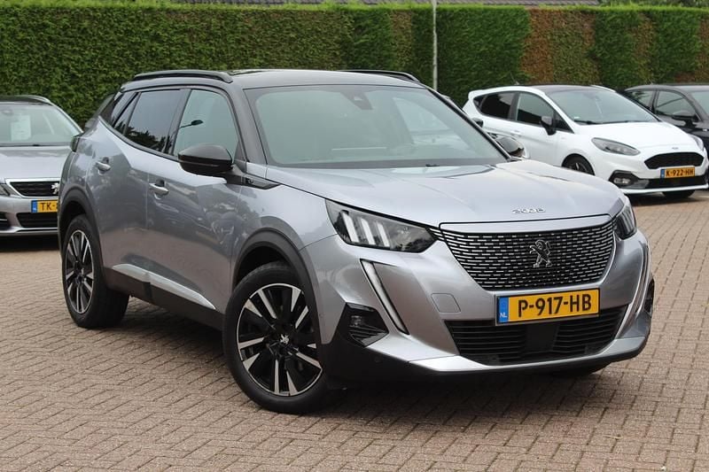Grijs Gebruikt 2020 Peugeot e-2008 GTi SUV | € 13.999 (Goede deal) - Afbeelding 1/4