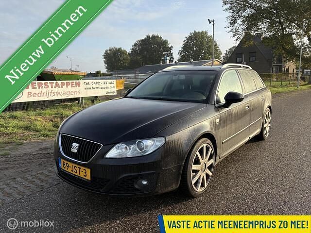Zwart Gebruikt 2009 Seat Exeo Stationwagen | € 1.900 - Afbeelding 1/4