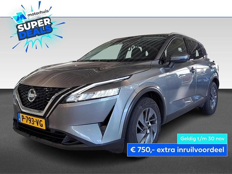 Grijs Gebruikt 2022 Nissan Qashqai Acenta SUV | € 18.490 (Goede deal) - Afbeelding 1/4