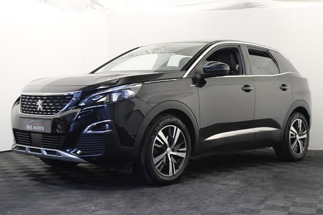 Zwart (metallic) Gebruikt 2019 Peugeot 3008 GT-line SUV | € 18.450 (Goede deal) - Afbeelding 1/4