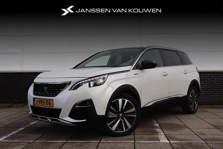 Wit Occasion 2020 Peugeot 5008 GT-line SUV | € 22.850 (Goede deal) - Afbeelding 1/4