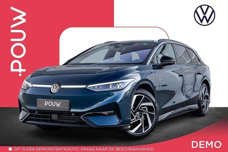 Blauw Nieuw 2025 VW ID.7 Pro Stationwagen | € 53.900 (Eerlijke prijs) - Afbeelding 1/4