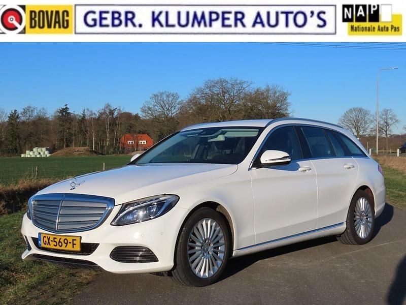 Wit Gebruikt 2015 Mercedes C350 Edition Stationwagen | € 17.490 (Goede deal) - Afbeelding 1/4
