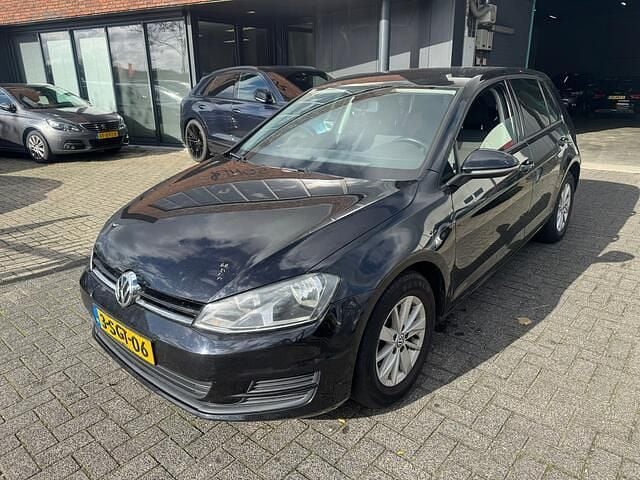 Zwart Gebruikt 2013 VW Golf VII Comfortline Hatchback | € 4.995 (Super prijs) - Afbeelding 1/4