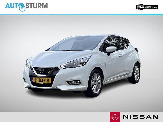 Wit Occasion 2020 Nissan Micra N-Connecta Hatchback | € 12.950 (Eerlijke prijs) - Afbeelding 1/4