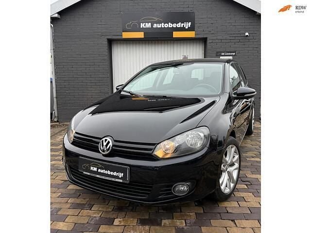 Zwart Gebruikt 2009 VW Golf VI Comfortline Hatchback | € 6.850 (Eerlijke prijs) - Afbeelding 1/4