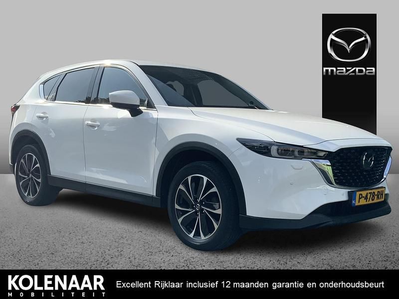Arctic white Gebruikt 2022 Mazda CX-5 Luxury SUV | € 31.895 (Eerlijke prijs) - Afbeelding 1/4