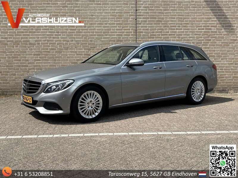 Grijs Gebruikt 2015 Mercedes C350e Edition Stationwagen | € 11.350 (Eerlijke prijs) - Afbeelding 1/4