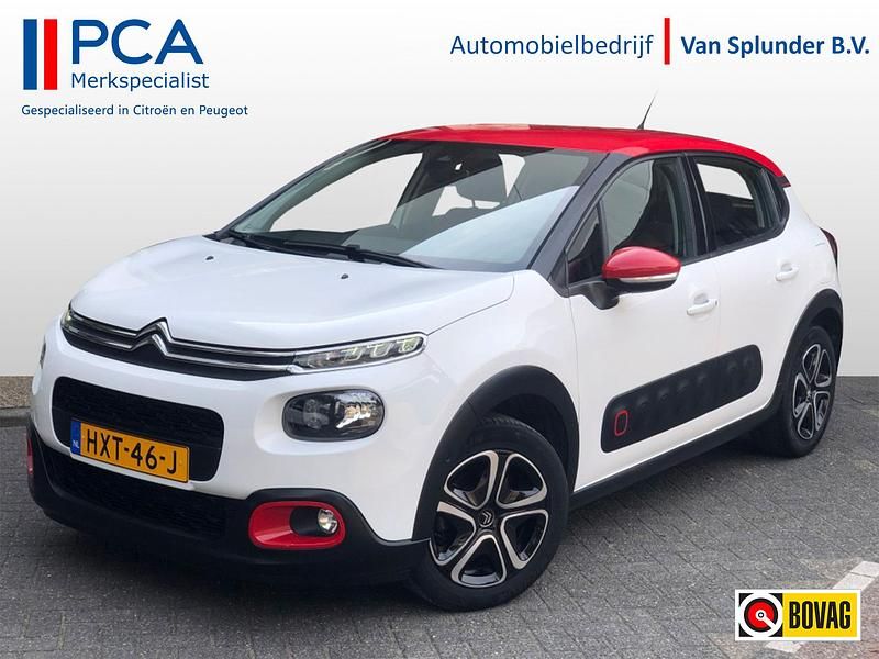 Wit Gebruikt 2019 Citroën C3 Shine Hatchback | € 12.940 (Eerlijke prijs) - Afbeelding 1/4