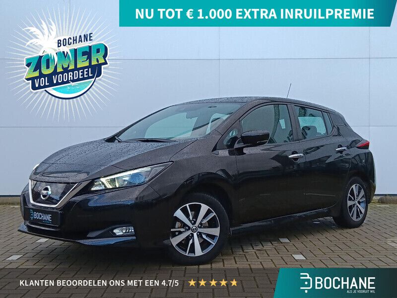 Zwart Gebruikt 2020 Nissan Leaf Acenta Hatchback | € 14.045 (Eerlijke prijs) - Afbeelding 1/4