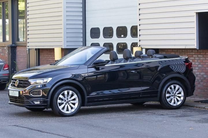 Occasion VW T-Roc Cabriolet R-line 150 PK (110 kW) 2021 Zwart Cabriolet