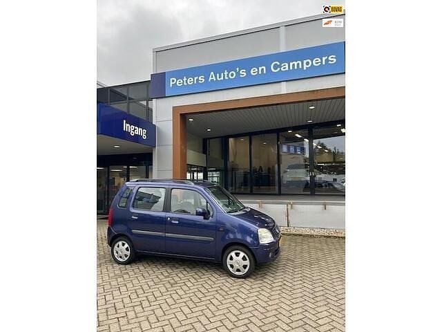 Blauw Gebruikt 2001 Opel Agila Elegance Hatchback | € 2.490 (Duur) - Afbeelding 1/4
