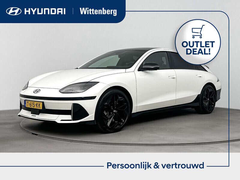 Wit Gebruikt 2023 Hyundai Ioniq 6 Edition Sedan | € 39.400 (Eerlijke prijs) - Afbeelding 1/4