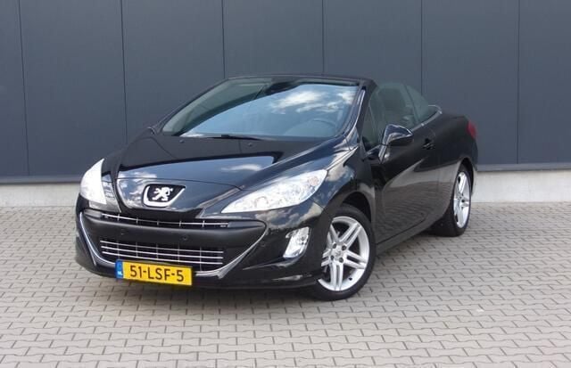 Zwart Gebruikt 2010 Peugeot 308 CC Sport Cabriolet | € 5.990 (Eerlijke prijs) - Afbeelding 1/4