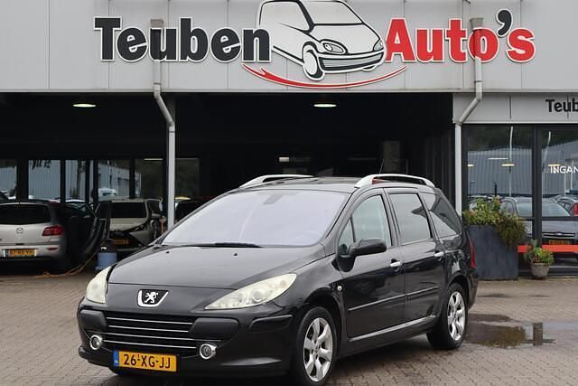Zwart Occasion 2007 Peugeot 307 Premium Stationwagen | € 1.885 (Eerlijke prijs) - Afbeelding 1/4