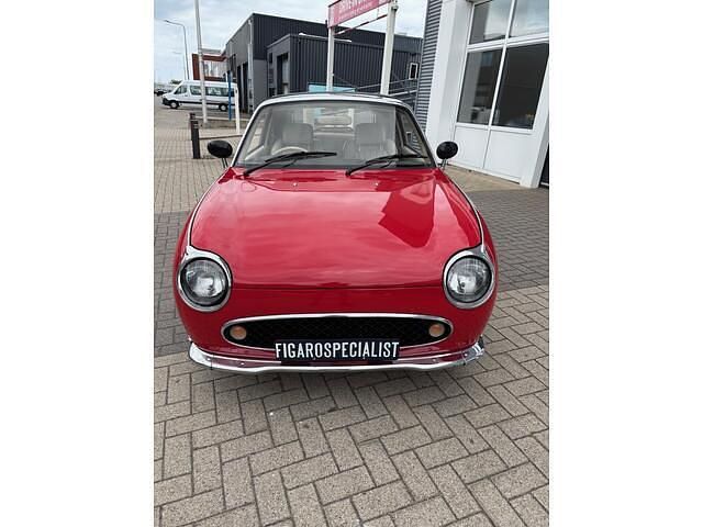 Rood Gebruikt 1991 Nissan Figaro Cabriolet | € 11.999 - Afbeelding 1/4