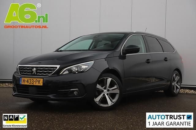 Grijs Occasion 2020 Peugeot 308 SW Premium Stationwagen | € 10.900 (Super prijs) - Afbeelding 1/4