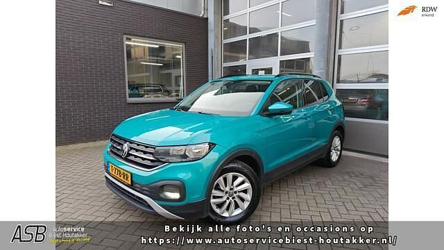 Groen Gebruikt 2021 VW T-Cross Style SUV | € 18.950 (Goede deal) - Afbeelding 1/4