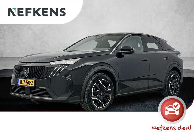 Zwart Nieuw 2025 Peugeot e-3008 Allure SUV | € 40.925 (Super prijs) - Afbeelding 1/4