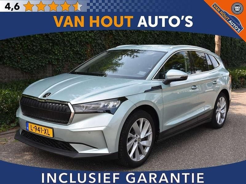 Grijs, metallic lak Gebruikt 2021 Skoda Enyaq iV SUV | € 22.950 (Goede deal) - Afbeelding 1/4