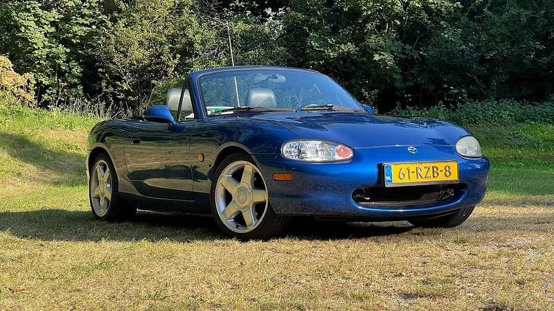 Blauw Gebruikt 1999 Mazda MX5 Cabriolet | € 8.800 (Eerlijke prijs) - Afbeelding 1/4