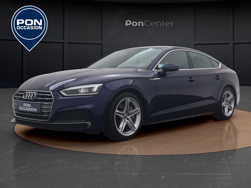 Blauw Gebruikt 2019 Audi A5 Sportback S-Line Hatchback | € 32.450 (Eerlijke prijs) - Afbeelding 1/3