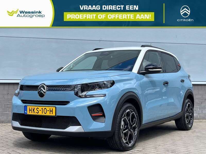 Blauw Nieuw 2025 Citroën e-C3 Hatchback | € 29.480 (Eerlijke prijs) - Afbeelding 1/4