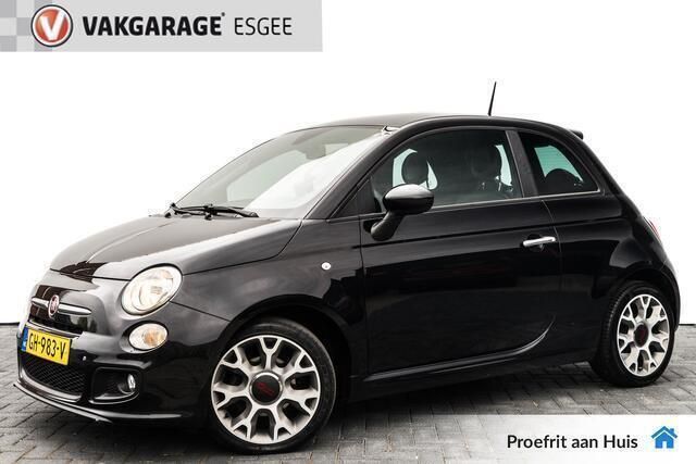 Zwart Gebruikt 2015 Fiat 500 Sport Hatchback | € 8.945 (Iets duurder) - Afbeelding 1/4