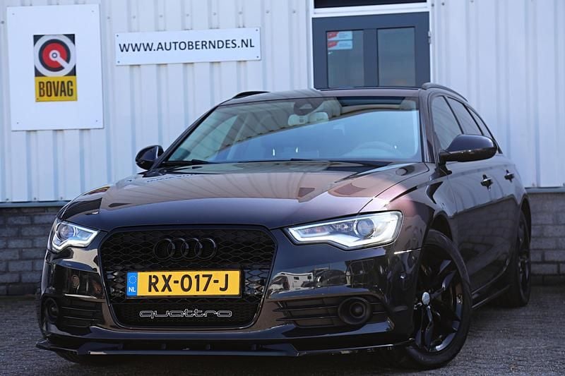 Grijs Gebruikt 2014 Audi A6 Sport Stationwagen | € 17.900 (Eerlijke prijs) - Afbeelding 1/4