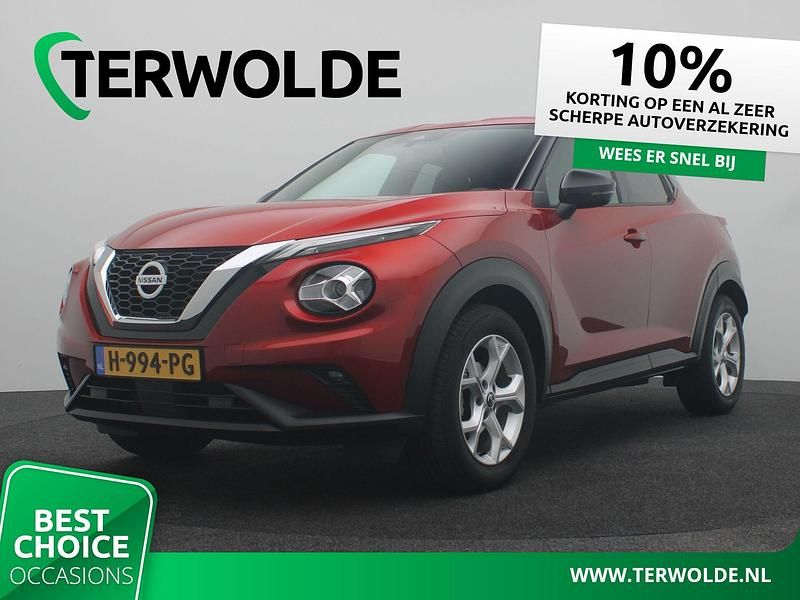 Rood Gebruikt 2020 Nissan Juke N-Connecta SUV | € 15.945 (Eerlijke prijs) - Afbeelding 1/4