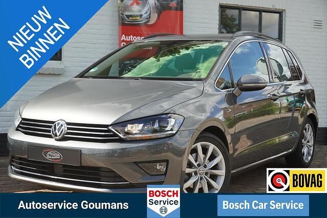 Grijs Gebruikt 2017 VW Golf Sportsvan Highline MPV | € 18.400 (Eerlijke prijs) - Afbeelding 1/4