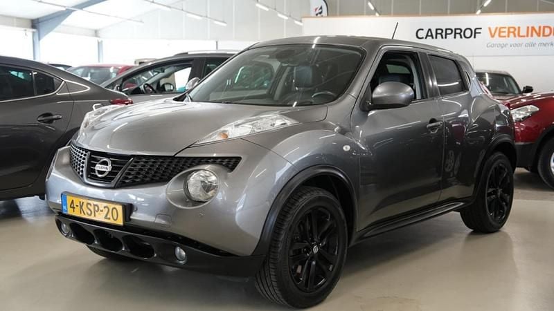 Grijs Occasion 2012 Nissan Juke Tekna SUV | € 9.750 (Eerlijke prijs) - Afbeelding 1/4
