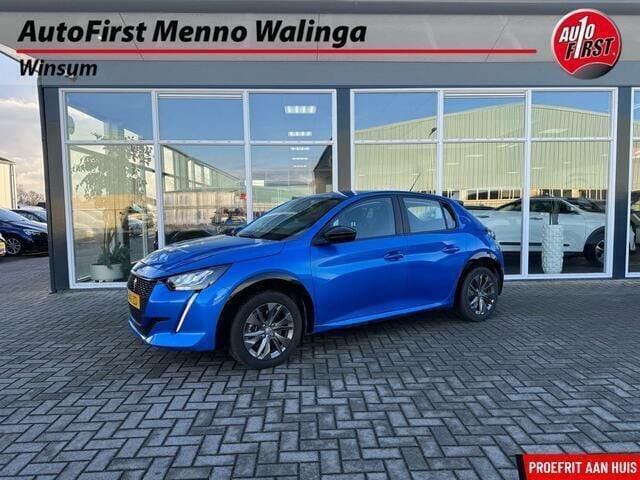 Blauw Gebruikt 2022 Peugeot e-208 Active Hatchback | € 16.450 (Goede deal) - Afbeelding 1/4