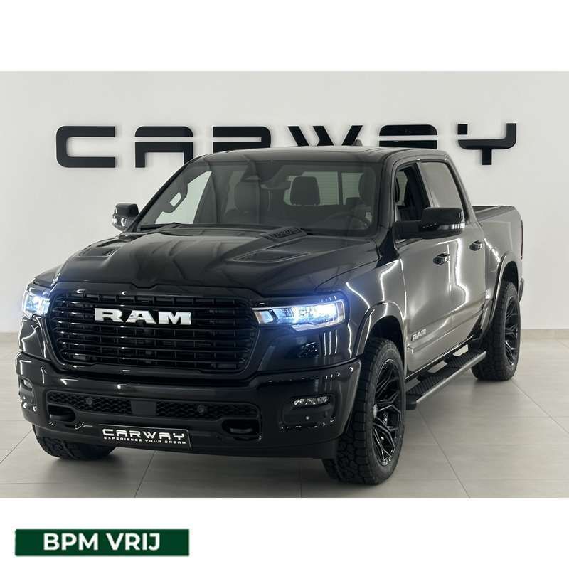 Zwart Nieuw 2024 Dodge Ram Pickup | € 69.900 (Goede deal) - Afbeelding 1/4