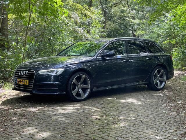 Blauw, metallic lak Gebruikt 2017 Audi A6 S-Line Stationwagen | € 16.950 (Goede deal) - Afbeelding 1/4