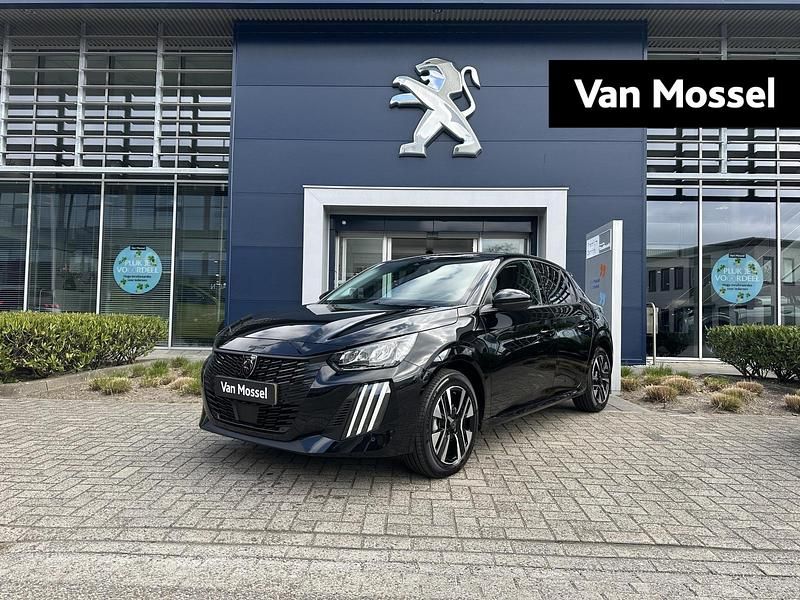 Zwart Nieuw 2024 Peugeot e-208 Style Hatchback | € 30.940 (Iets duurder) - Afbeelding 1/4
