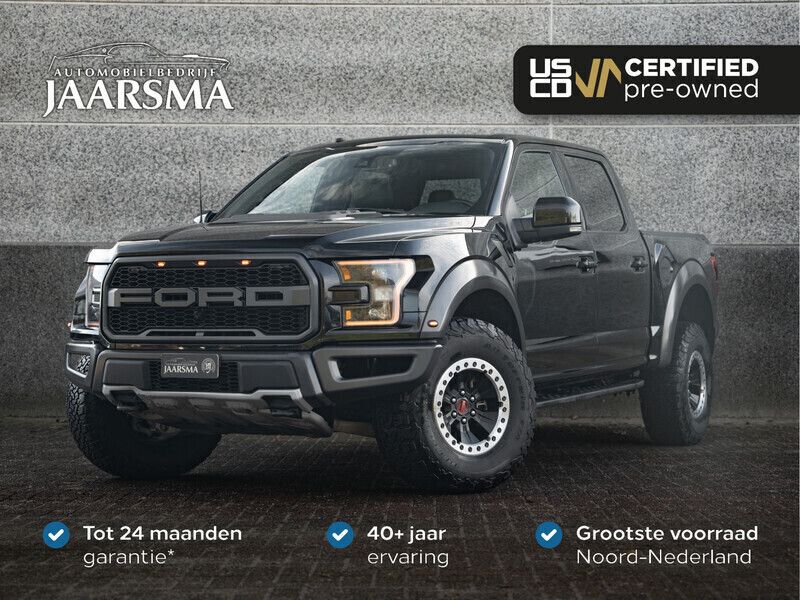 Zwart Gebruikt 2018 Ford F-150 Raptor Pickup | € 59.900 (Goede deal) - Afbeelding 1/4