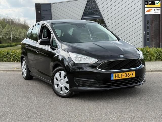 Zwart Gebruikt 2018 Ford C-MAX Ambiente MPV | € 8.250 (Super prijs) - Afbeelding 1/4