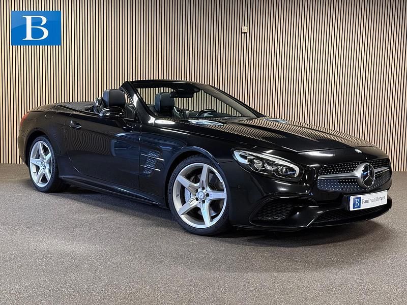 Zwart Occasion 2016 Mercedes SL400 AMG Cabriolet | € 53.900 - Afbeelding 1/4