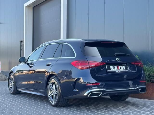 Occasion Mercedes C180 AMG line 170 PK (125 kW) 2022 Blauw Stationwagen