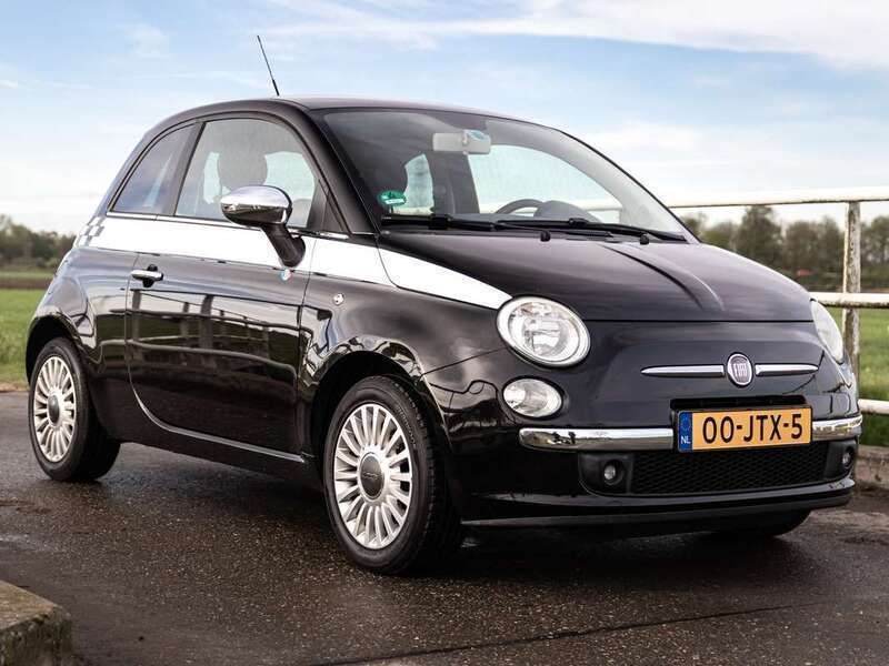 Zwart Gebruikt 2009 Fiat 500 Sport Hatchback | € 4.150 (Eerlijke prijs) - Afbeelding 1/4