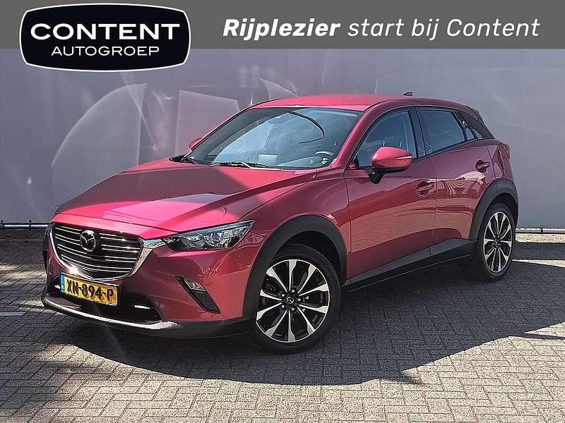 Rood Gebruikt 2019 Mazda CX-3 Inclusive SUV | € 18.940 (Eerlijke prijs) - Afbeelding 1/4