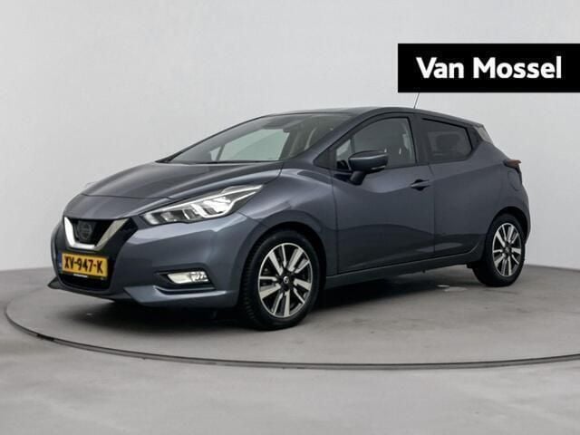 Grijs, metallic lak Gebruikt 2019 Nissan Micra N-Connecta Hatchback | € 11.940 (Eerlijke prijs) - Afbeelding 1/4
