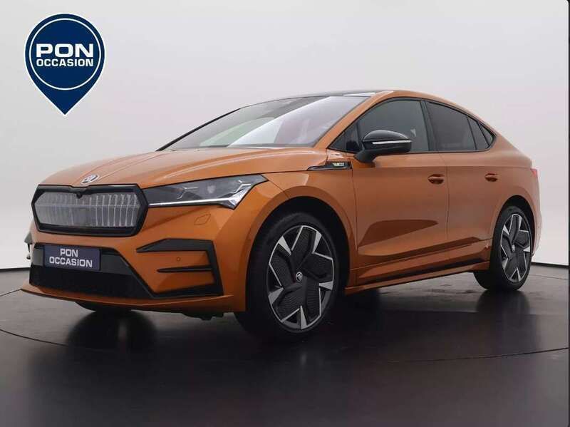 Oranje Gebruikt 2022 Skoda Enyaq iV RS SUV | € 42.000 (Eerlijke prijs) - Afbeelding 1/4