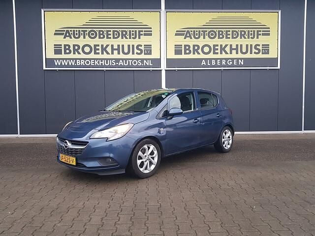 Blauw (metallic) Gebruikt 2016 Opel Corsa Edition Hatchback | € 4.250 (Goede deal) - Afbeelding 1/4