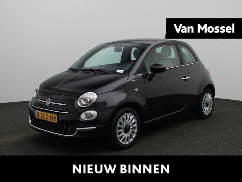 Zwart Gebruikt 2021 Fiat 500 Dolcevita Hatchback | € 13.900 (Eerlijke prijs) - Afbeelding 1/4