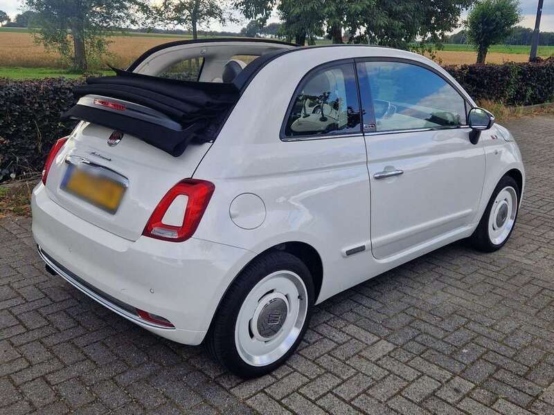 Wit Gebruikt 2017 Fiat 500C Cabriolet | € 10.750 (Eerlijke prijs) - Afbeelding 1/4