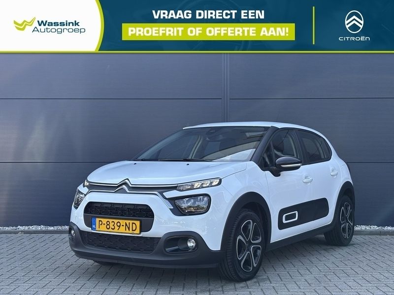 Wit Gebruikt 2022 Citroën C3 Feel Hatchback | € 13.515 (Eerlijke prijs) - Afbeelding 1/4