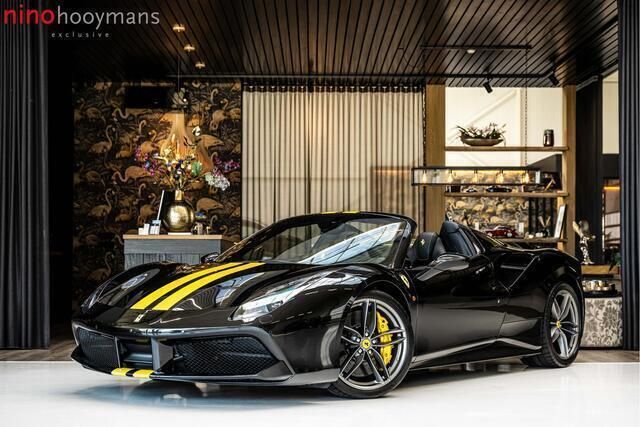 Zwart, metallic lak Gebruikt 2019 Ferrari 488 Cabriolet | € 269.950 - Afbeelding 1/4